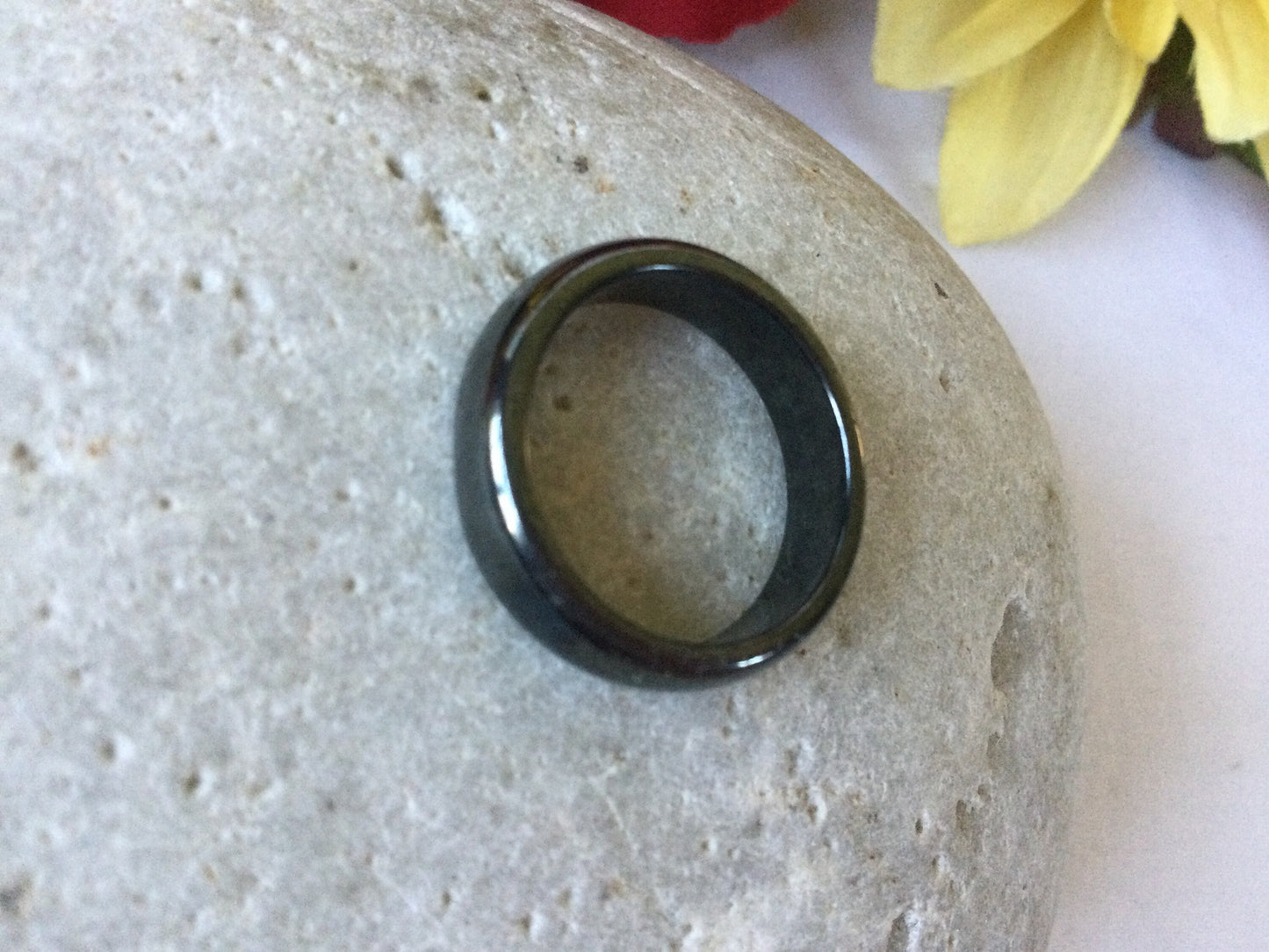 Hematite Non-Magnetic Ring, Healing Ring.