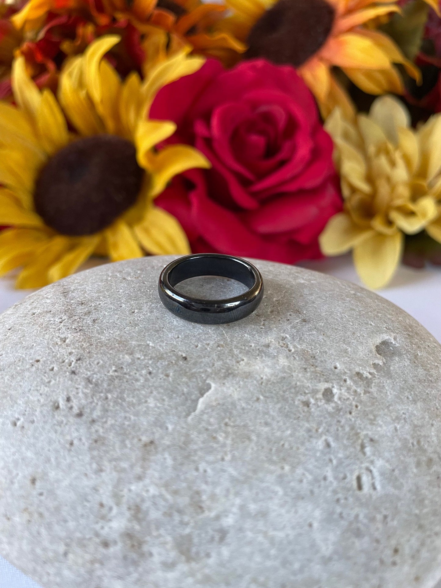 Hematite Non-Magnetic Ring, Healing Ring.