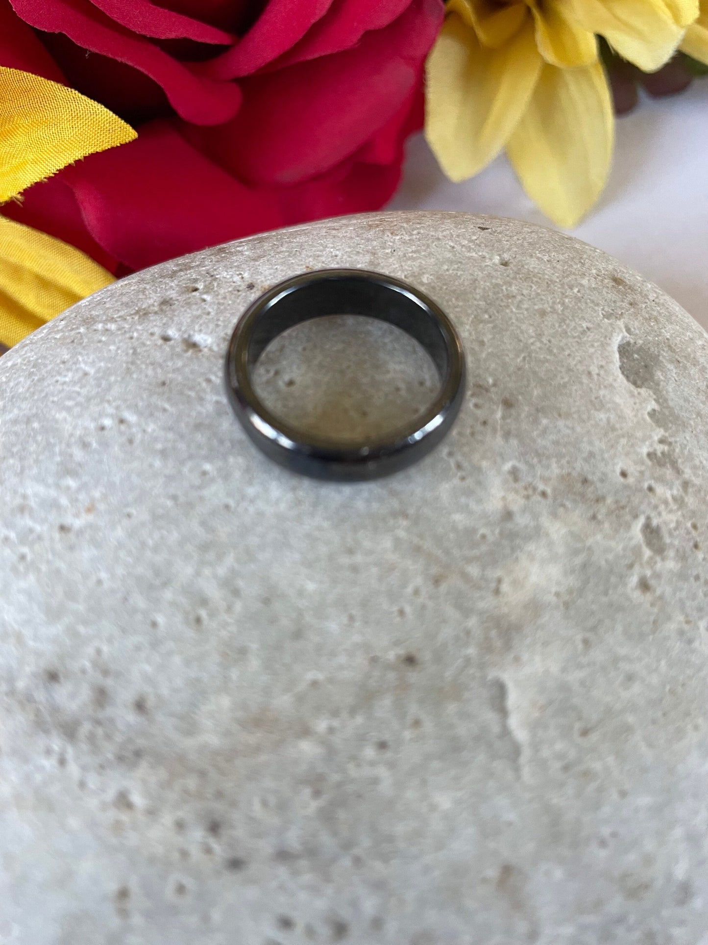 Hematite Non-Magnetic Ring, Healing Ring.