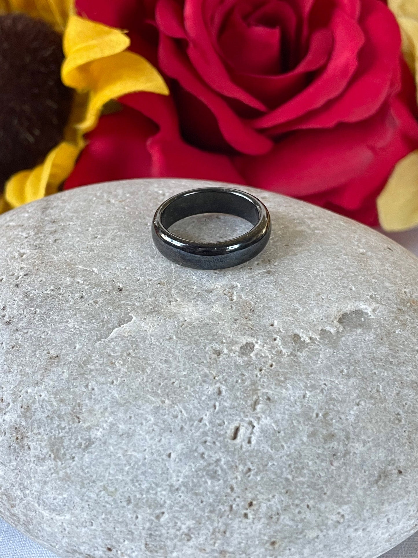 Hematite Non-Magnetic Ring, Healing Ring.