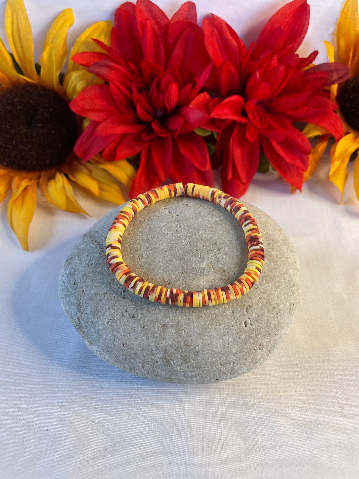 Clay, Yellow Multi Colors,  Healing Bracelet.