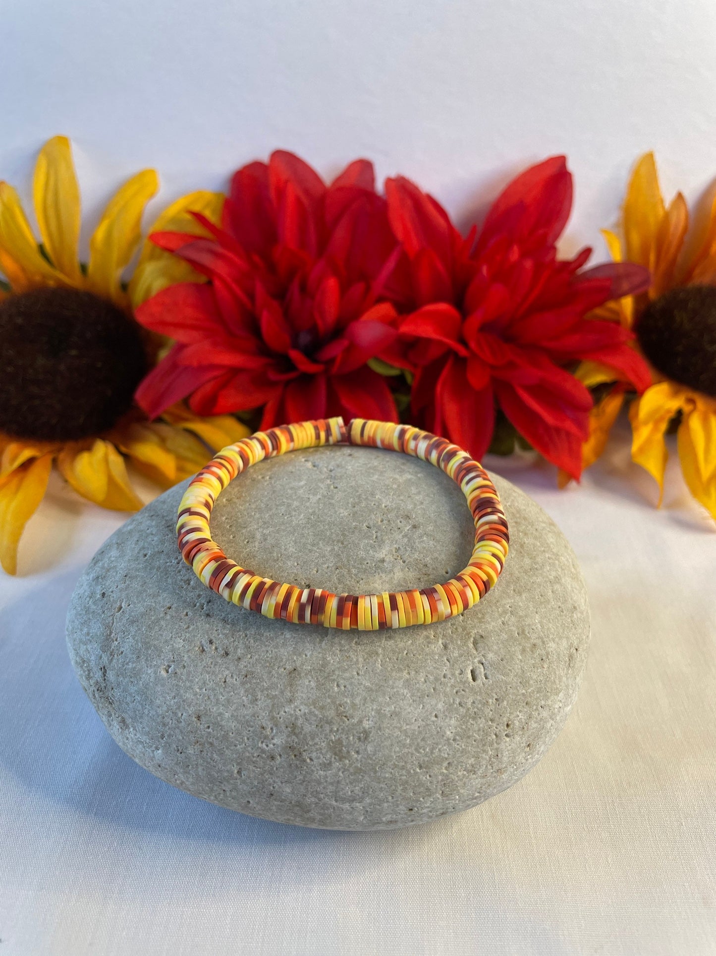 Clay, Yellow Multi Colors,  Healing Bracelet.