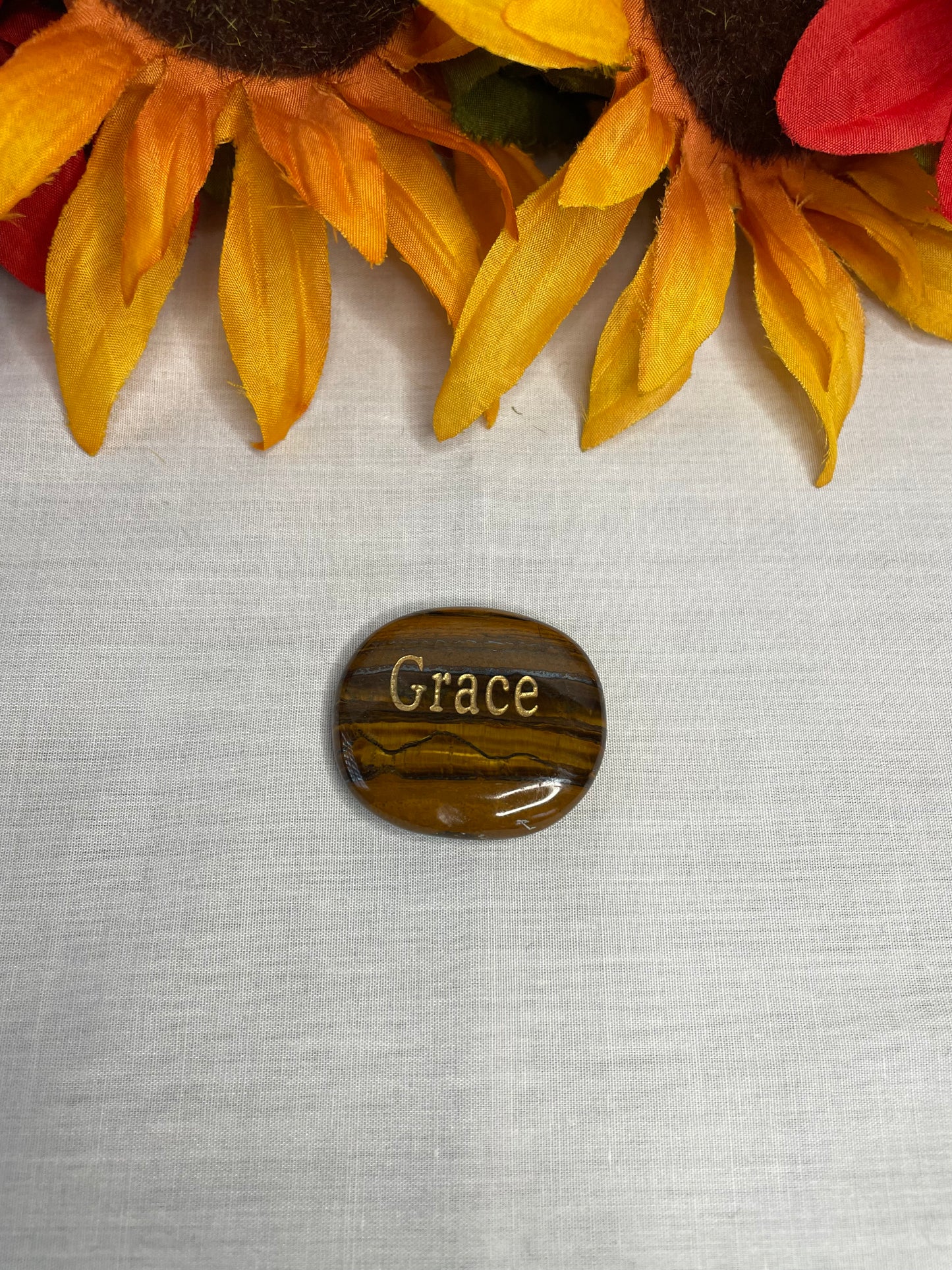 Smooth Palm Crystal, Healing Stones.