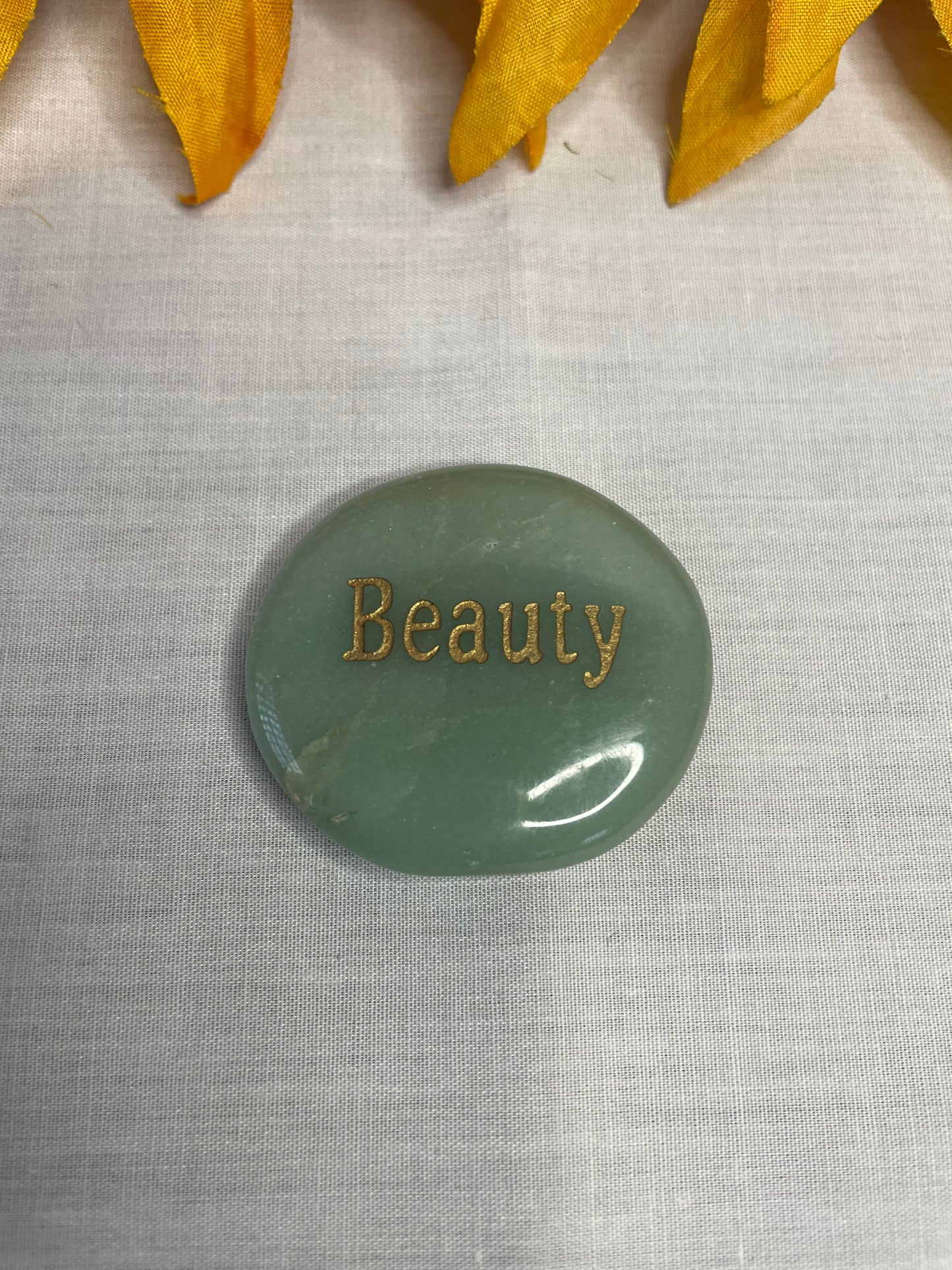 Smooth Palm Crystal, Healing Stones.